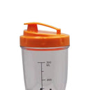350ml Protein Shaker Mixing Cup Sports Training Automatic Bottle (Orange) Newly