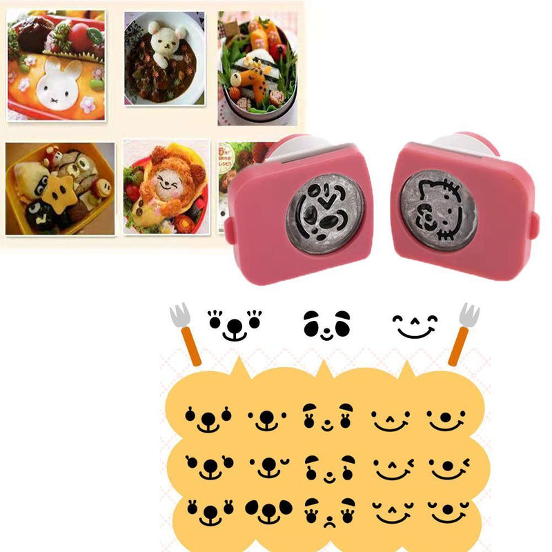 DIY Baby Face Laver Stamp Seaweed Nori Rice Ball Maker Onigiri Mold Sushi Tool