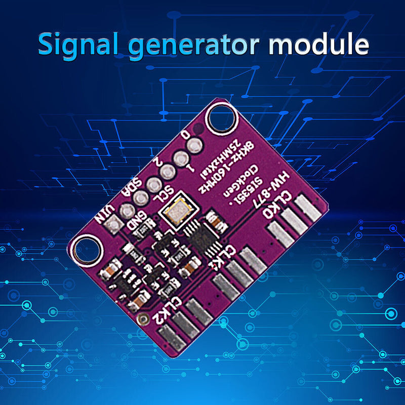 3V-5V Si5351A Si5351 I2C IIC Clock Signal Generator Breakout Board 8kHz 160