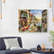Frameless Oil Paint By Numbers Street Scene DIY Canvas Picture Craft Kit