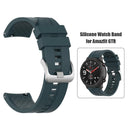 22mm Silicone Wrist Strap Band w/Buckle for Amazfit GTR 47mm (Dark Green) Newly