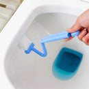 Bathroom Portable Toilet Brush Cleaning Brush Cleaning Scrubber Curved Handle