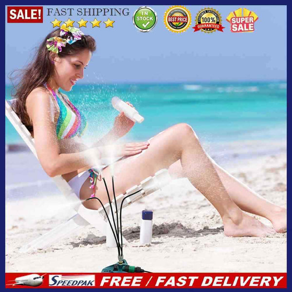 Stand Up Water Fog Cooling Garden Tool Water Mister for Yard Swimming Pool Be