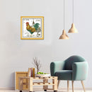 14CT Stamped Cotton Thread Picture DIY Big Rooster Cross Stitch (D799)