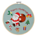 Thread Ornament Flower Embroidery Cross Stitch Kit Embroidery Hoop Needle Punch