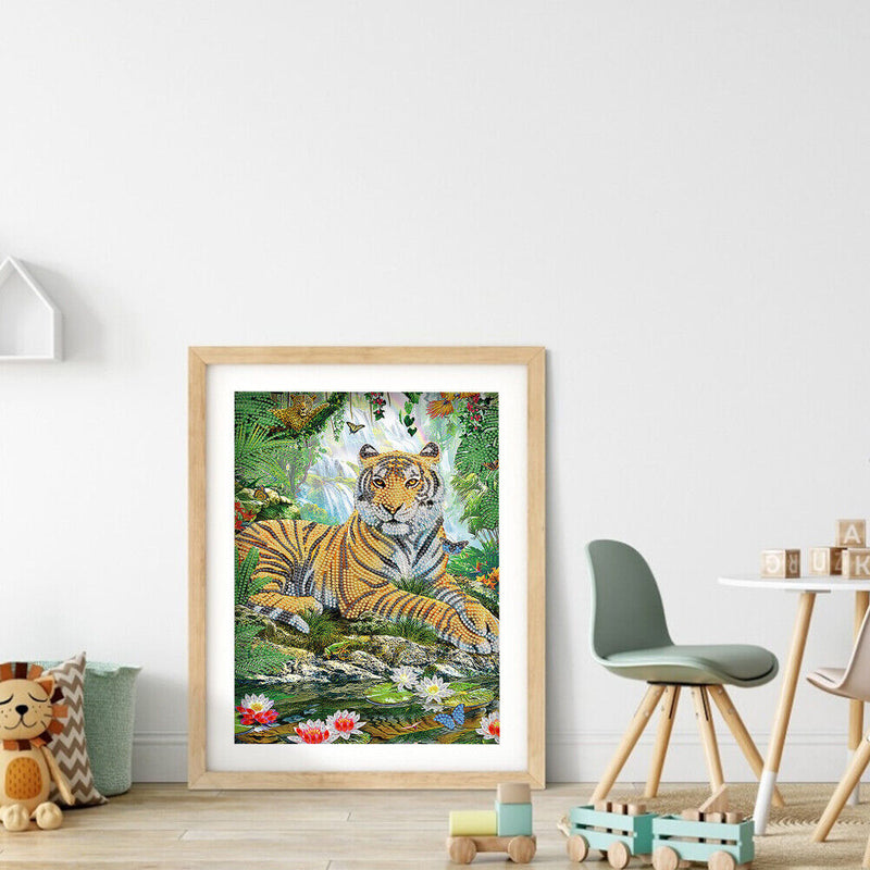 5D DIY Part Special Drill Diamond Painting Animal Flower 7 Colors (Y222)