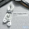 Floveme 5pcs Cable Organizer Belts Wire Management Winder for Earphone USB Cord