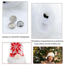LED Light Hanging Faceless Gnomes Pendant Christmas Ornament (C Red Snowflake)