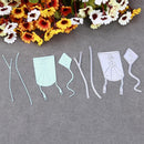 4pcs/Set Cutting Dies Kite Metal Stencil DIY Scrapbook Embossing Decor Gift
