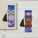 2pcs Birds DIY Special Shaped Diamond Painting Leather Bookmark Tassel Book