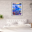 5D DIY Diamond Painting Kits Underwater World Full Round Drill Wall Decor Art