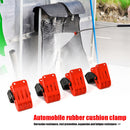 4pcs Car Floor Pad Cleaning Solution Hook Carpet Wash Clamp Yoga Mat Clip Tools