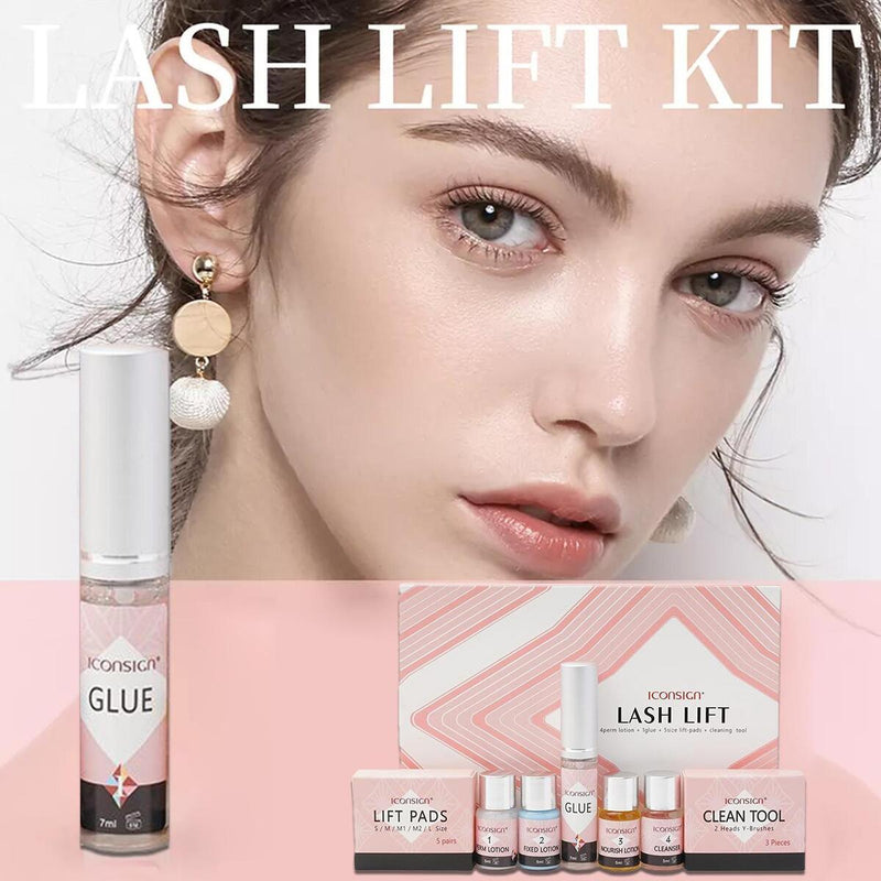 13PCS Lash Perm Lotion Neutralizer Glue Pads Eyelash Curling Perming kit-US#