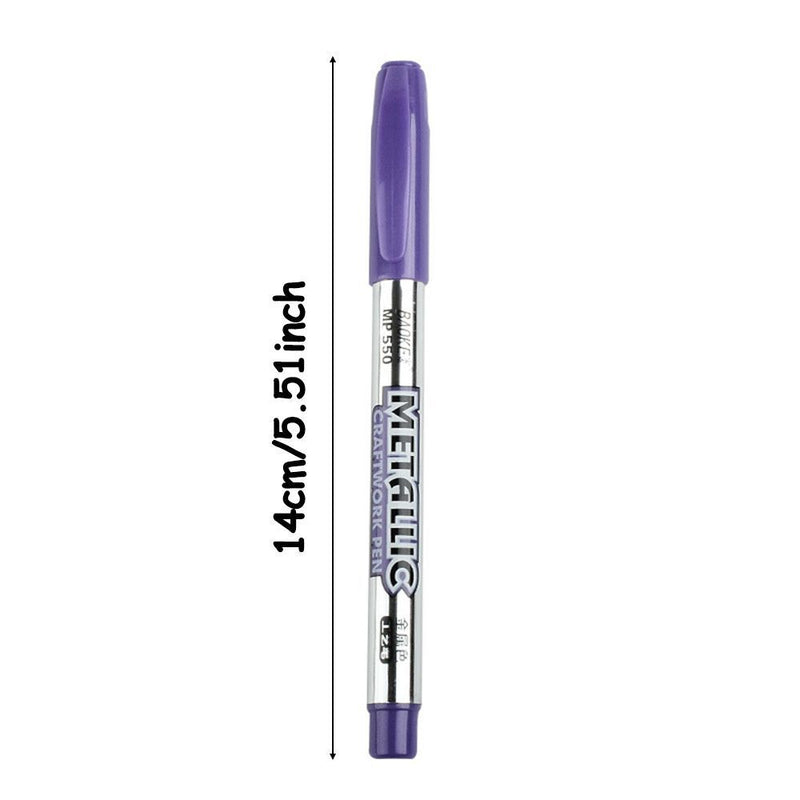 Waterproof Hand Painted DIY Album Fade-proof Marker Pen Metallic Pen Craftwork