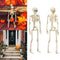 DIY Party Decoration Outdoor Halloween Poseable Size Scary Props Human Skeleton