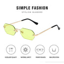 Girl Sunglasses Silicone Nose Pads PC Lens Metal Frame for Outdoor Beach Ca