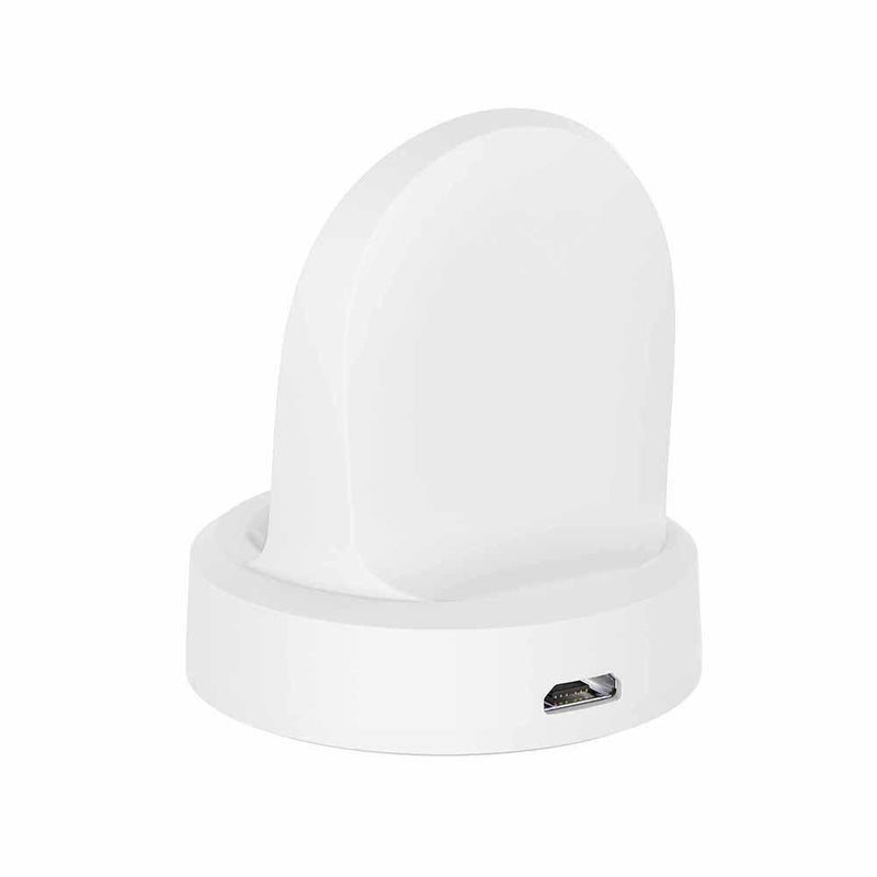 USB Charger Cradle Stand for Galaxy Watch 5/5 Pro/4/Active 1/Active 2 (White)