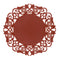 Hollow Flower Silicone Pad Coaster Anti Skid Heat Insulation Cup Mat(Coffee