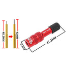 MUQZI Mountain Bike Bicycle Fork Schrader Valve Adapter Converter (Red) Newly