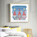 DIY Rhinestone Pictures Special Shaped Christmas Gnome Kit 5D Diamond Paintin