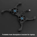 Dual Cooling Fan Notebook Computer Foldable Cooler Radiator for 7-15"" Laptop