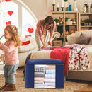 Foldable Comforter Storage Bag Large Organizer for Blankets Pillow Sturdy Zipper