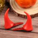 Devil Hair Barrettes Halloween Hair Clips Ghost Hat Red Horns Ears Hairpin