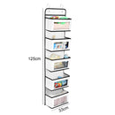 Over The Door Hanging Organizer 5 Large Pockets with Clear Window (White) Newly