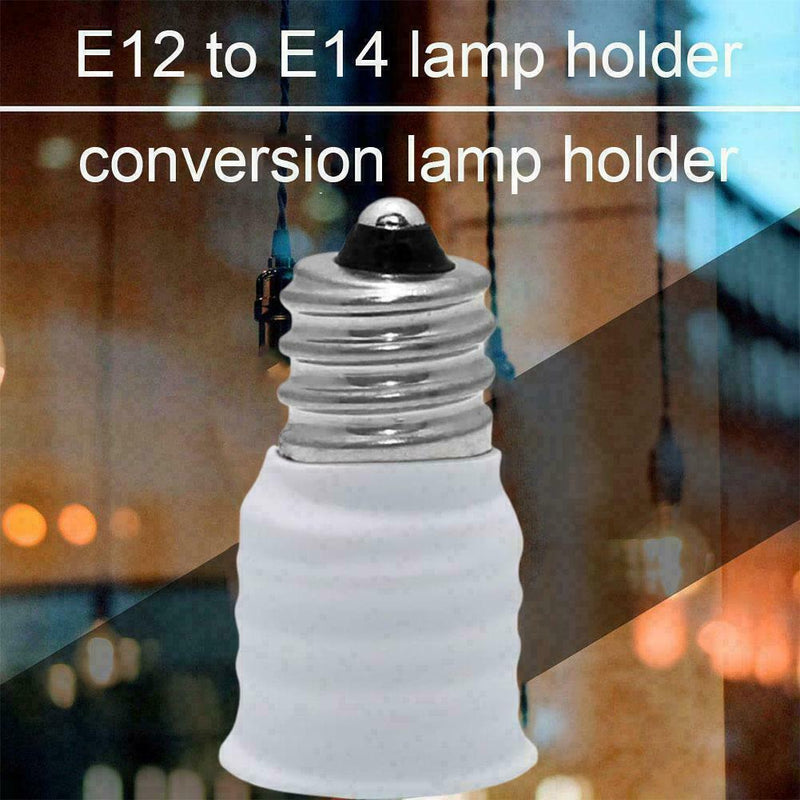 Screw E12 CES To E14 SES Light Bulb Adapter Converter DIY Holder Household W5L2