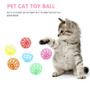 Training Scratch  Ball Interactive Pet Hollowed Bell Toys for Cat Random