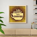 Coffee 5D DIY Diamond Painting Kits Full Round Drill Decor