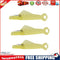3pcs Fish Type Auto Needle Threader Plastic Quick Needle Inserter (Yellow)