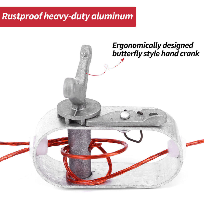 100ft Swimming Pool Cover Cable Tightener Wire Pool Car Tent Cover Ratchet