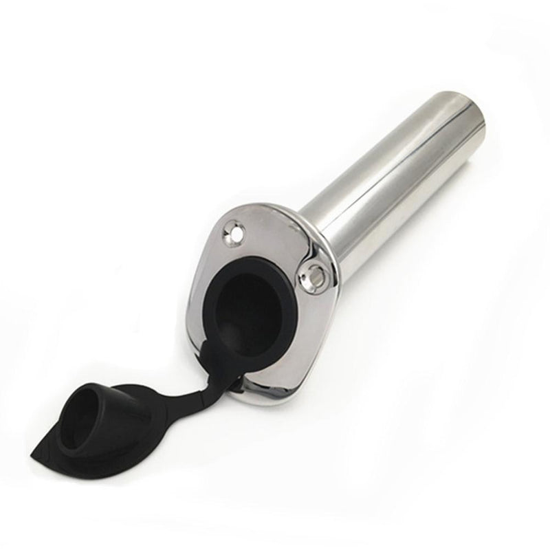 Yacht Pole Rack Stainless Steel Rod Holder Safety 30 Degree Lock for All Ocean