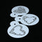 3pcs Love Heart Shape Cake Stencil Set Cake Cookie Stencil Cake Decoration
