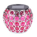 Solar LED Hollow Outdoor Waterproof Peacock Garden Courtyard Lamp (Red) Newly