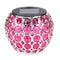 Solar LED Hollow Outdoor Waterproof Peacock Garden Courtyard Lamp (Red) Newly