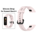 Soft Silicone Strap Wristband Band for Huawei Band 4/Honor Band 5i (Pink) Newly