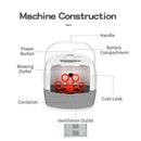 Bubble Gun Toys Charging Cartoon Suitcase Toys for Summer Parties (Ash) Newly