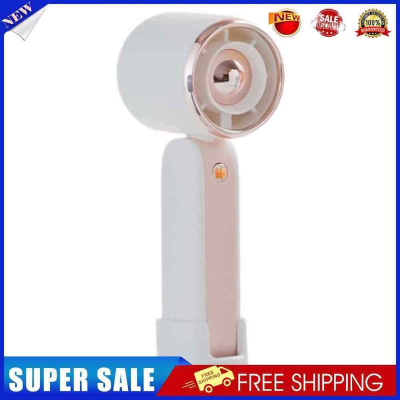 #A Mini Handheld Fan Portable USB Rechargeable Battery Cooling Desktop with Base