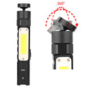 #A XPG COB Rechargeable Flashlight Rotatable Magnet Adsorption for Outdoor Climb