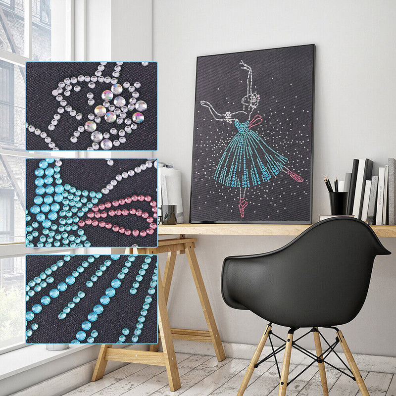 Rhinestone Special Shaped 5D DIY Kit Ballet Diamond Painting Craft (YXC019)