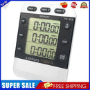 Square 3-way Kitchen Timer Countdown Cooking Alarm Temporizador Home Supply