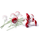 10pcs/bag Mini Foam Mushrooms Micro Landscape Potted Ornaments Simulation Plants
