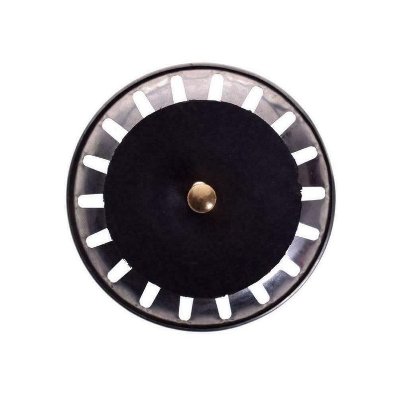 1xStainless Steel Sink Strainer Waste Plug Drain Stopper Tool Filter Basket Q0V0