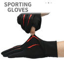 Fishing Catching Gloves Outdoor Sport Anti-slip 2 Cut Finger Mittens (Red) Newly