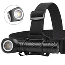 800LM Portable LED Headlight Magnetic Charging Adjustable Power Display Lights