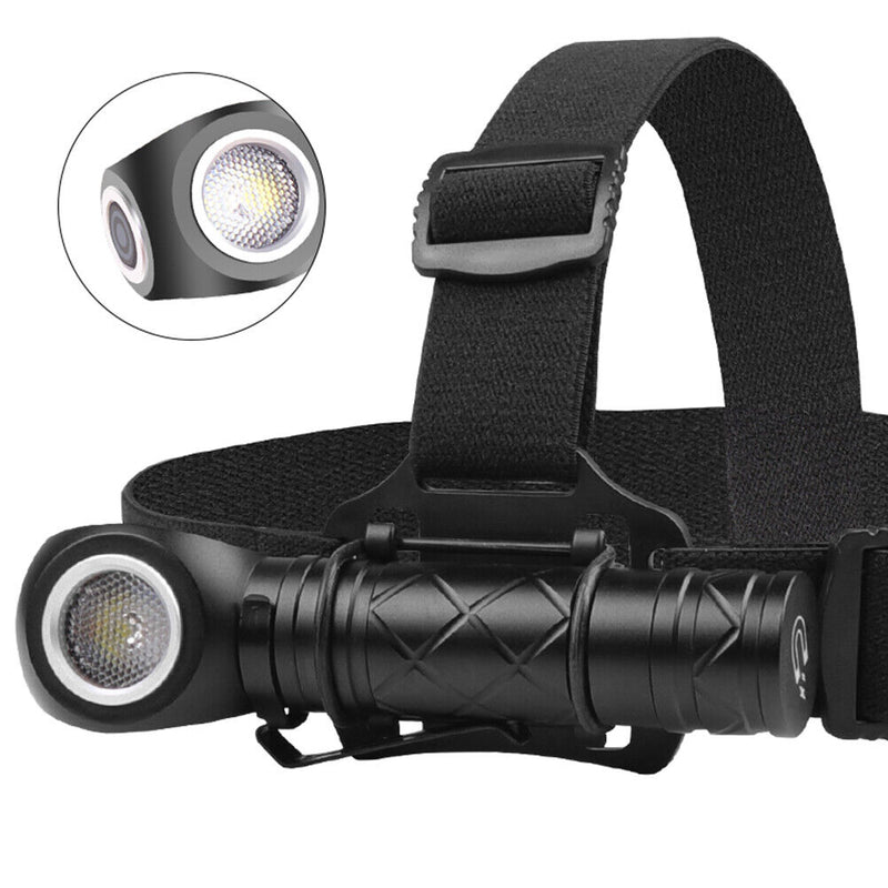 800LM Portable LED Headlight Magnetic Charging Adjustable Power Display Lights