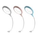 Portable Flexi Ring Lamp USB Study Reading LED Light Eye Protection (Pink)