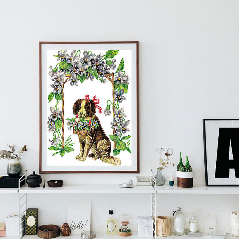 Partially Molded Diamond Painting Set English Springer Spaniel Picture